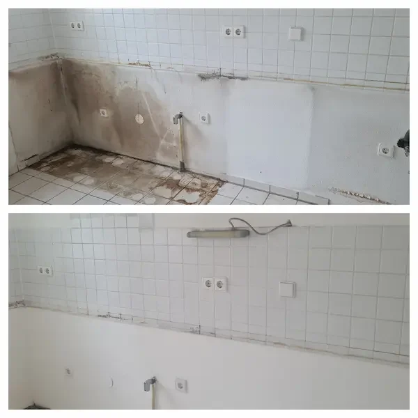 schimmel in der küche Schimmel in der Küche vorher und nachher